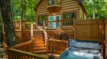 Cabin 2 - exterior and hot tub